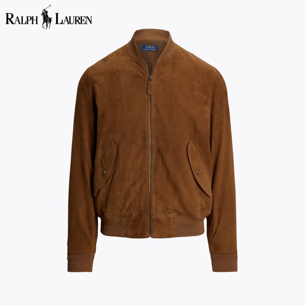 R.L Suede Bomber Jacket