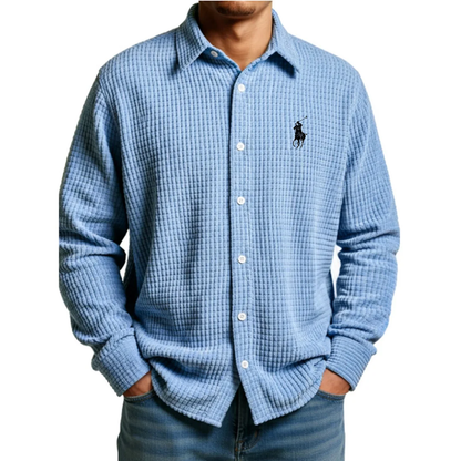 R.L 2026 Comfort Waffle Weave Shirt - Clearance Sale