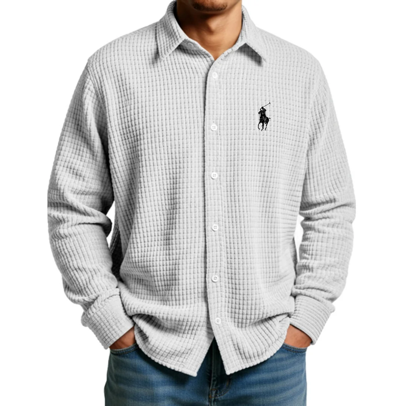 R.L 2026 Comfort Waffle Weave Shirt - Clearance Sale