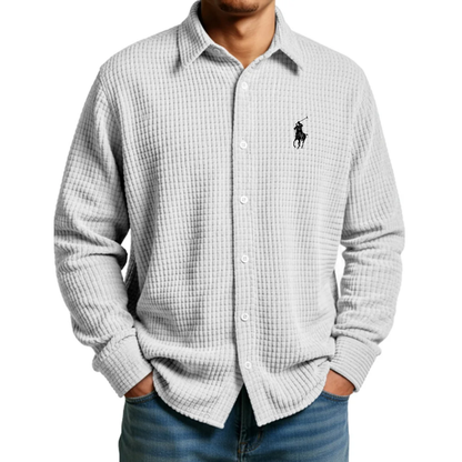 R.L 2026 Comfort Waffle Weave Shirt - Clearance Sale