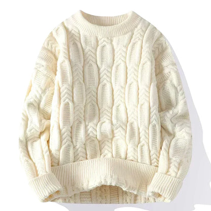 Pull en maille torsadée OLIVER
