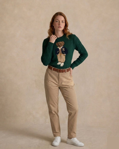 R.L Sweater | Polo Bear Varsity Letterman