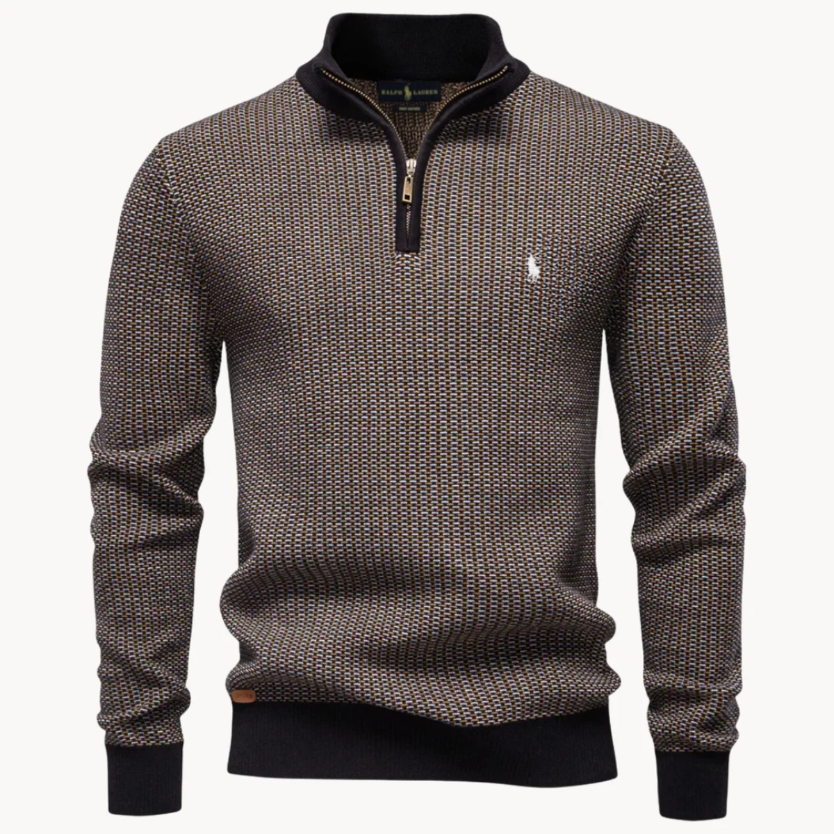 R.L Quarter-Zip Knit Sweater - Clearance Sale