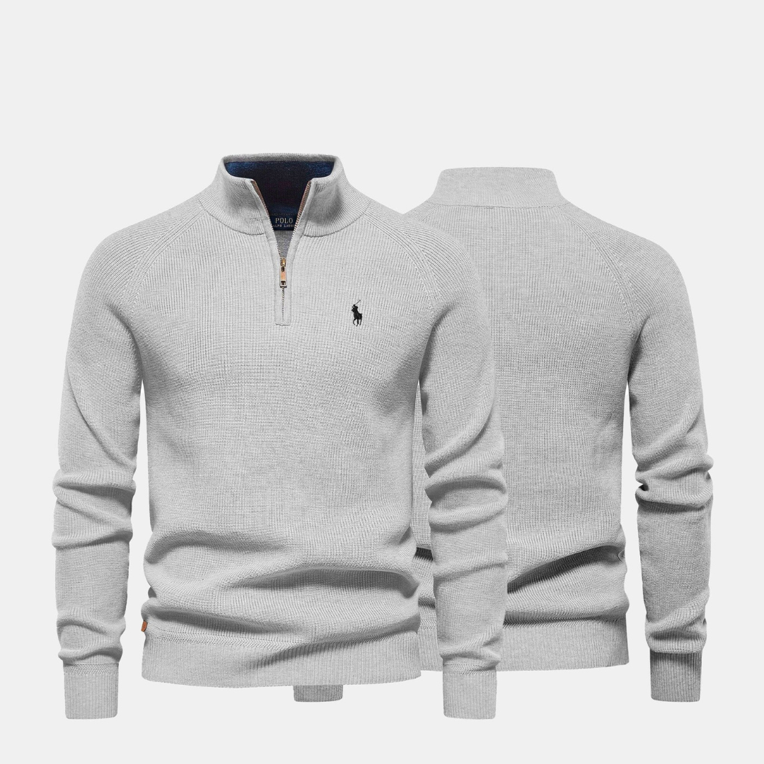 R.L Men's Zip Neck Sweater (Clearance)