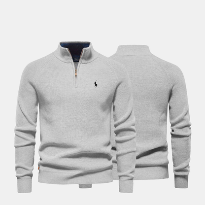 R.L Men's Zip Neck Sweater (Clearance)