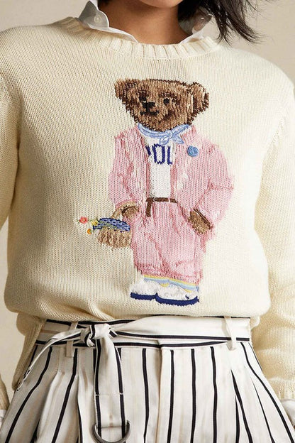 R.L Sweater | Pink Bear