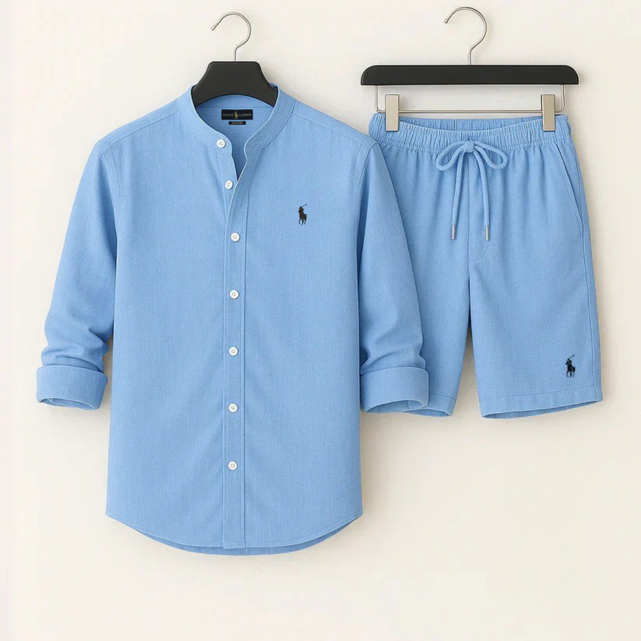 R.L Summer Shirt & Shorts Set - Clearance Sale