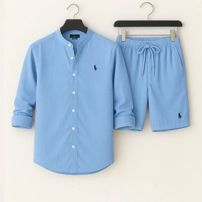 R.L Summer Shirt & Shorts Set - Clearance Sale