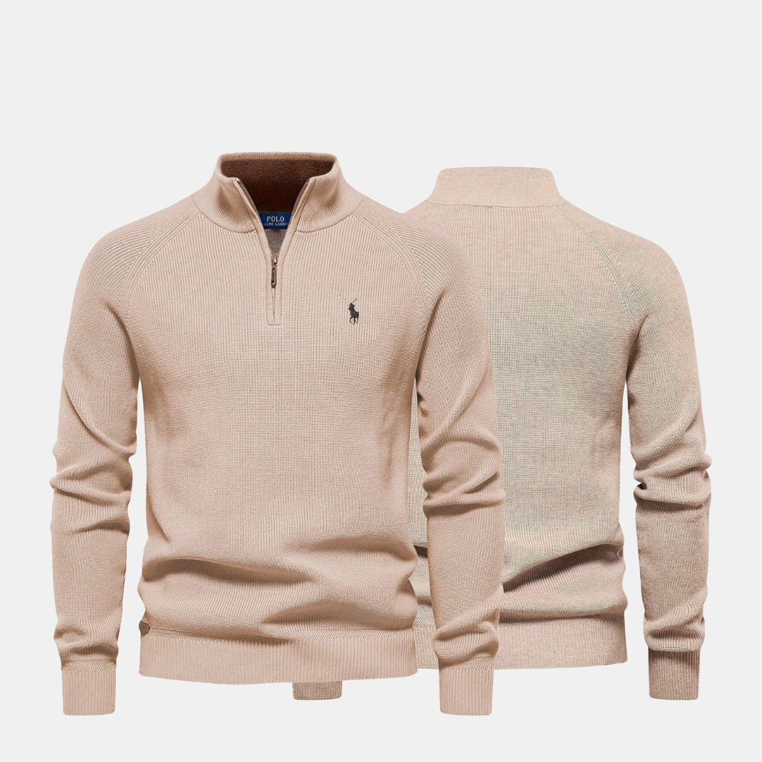 R.L Men's Zip Neck Sweater (Clearance)