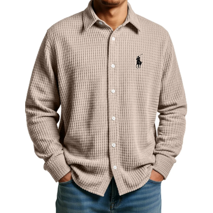 R.L 2026 Comfort Waffle Weave Shirt - Clearance Sale