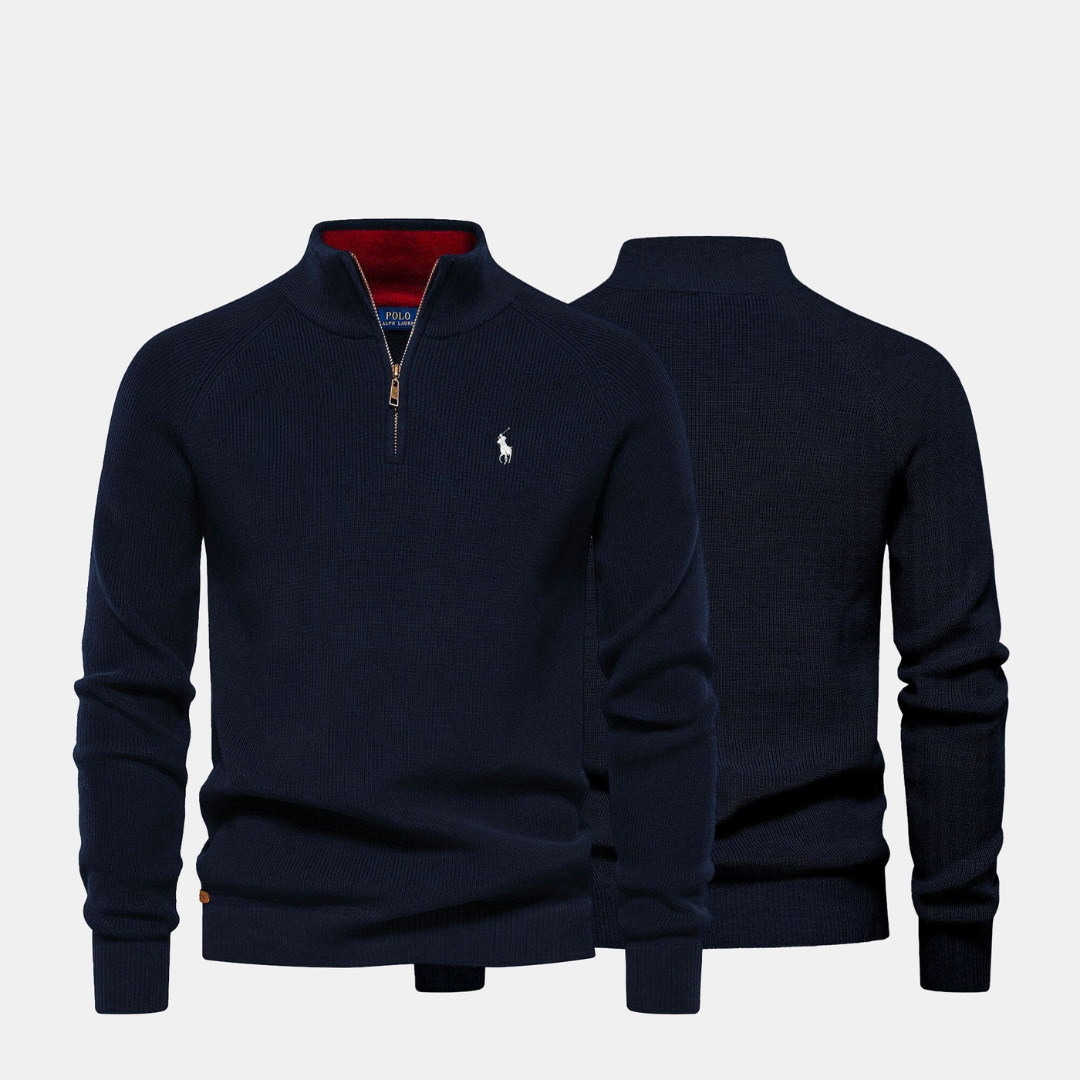 R.L Men's Zip Neck Sweater (Clearance)