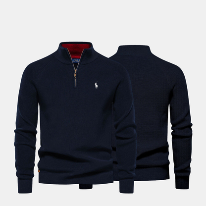 R.L Men's Zip Neck Sweater (Clearance)