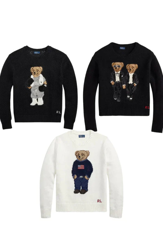 R.L Set 3 Styles RL Polo Bear Sweater Set