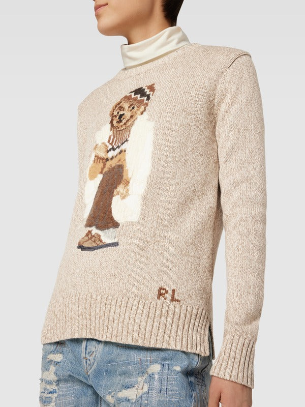 R.L Sweater | Bear White Coat