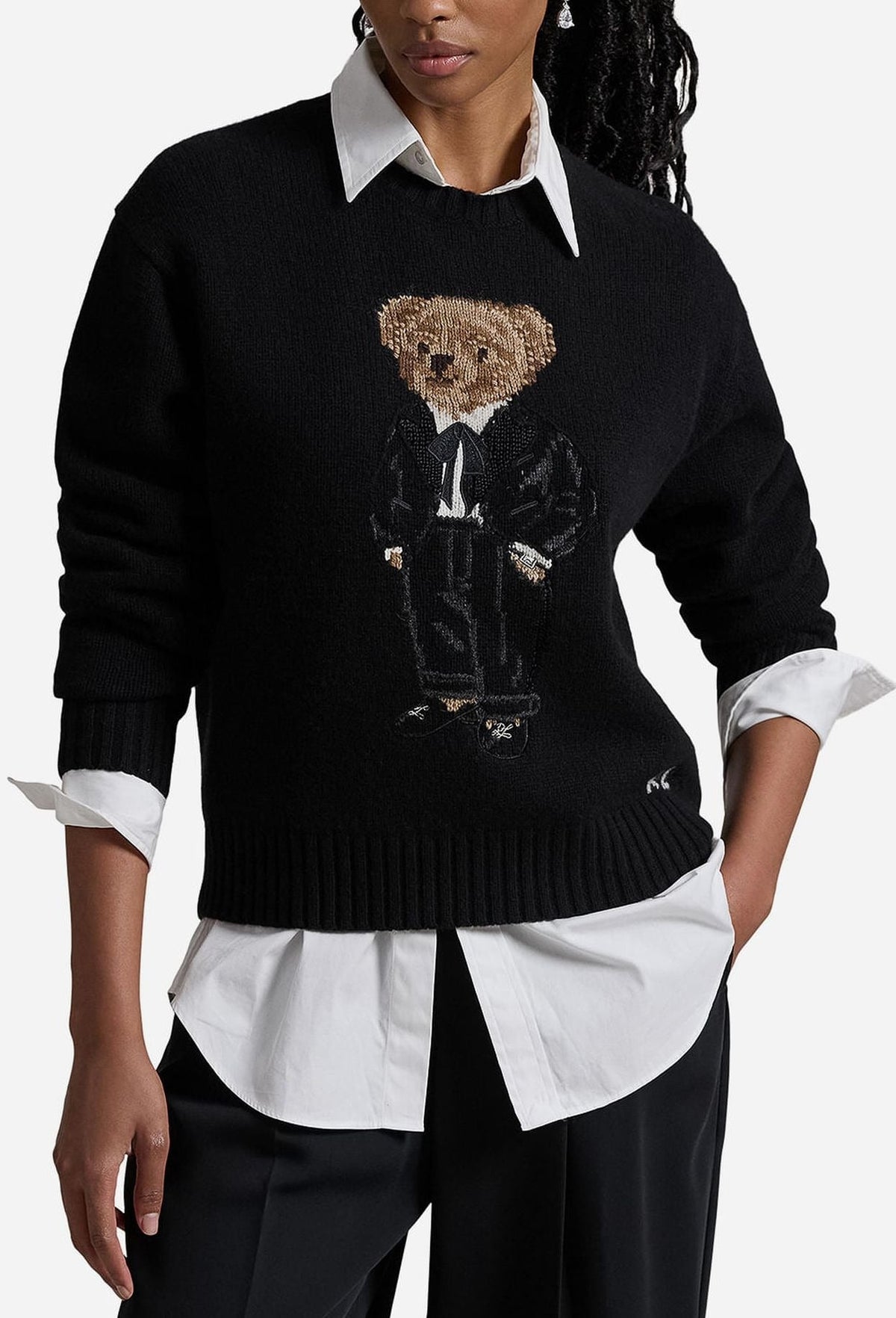 R.L Sweater  | Black Polo Bear