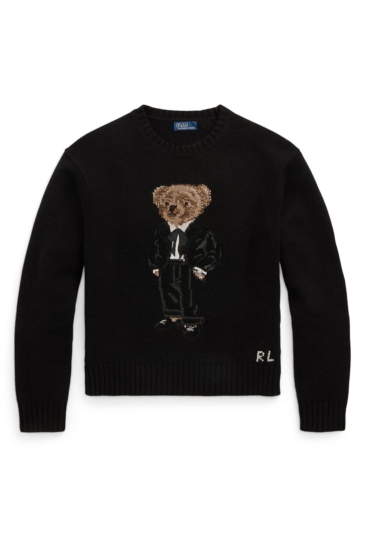 R.L Sweater  | Black Polo Bear
