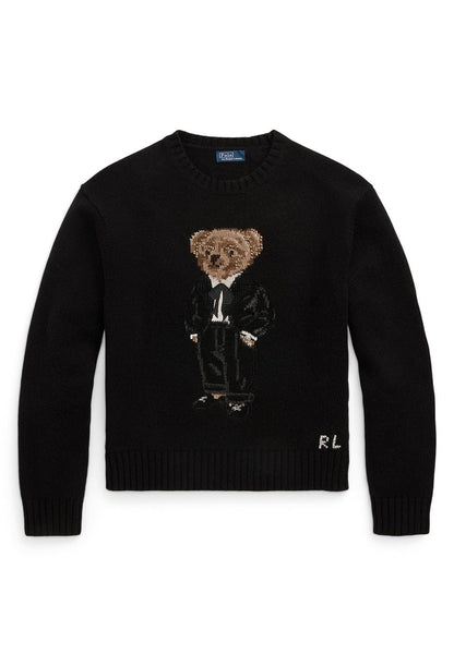 R.L Sweater  | Black Polo Bear