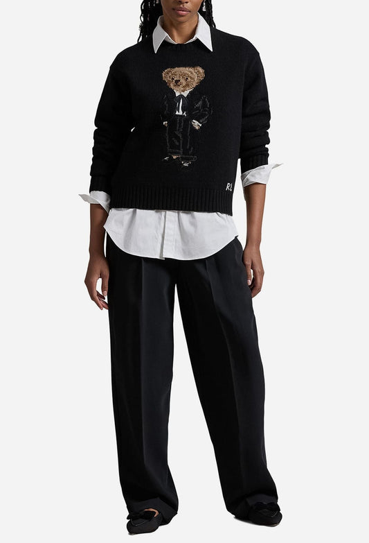 R.L Sweater  | Black Polo Bear