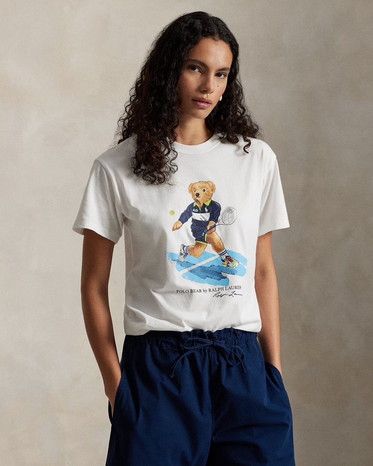 R.L Australian Open Polo Bear Jersey T-Shirt