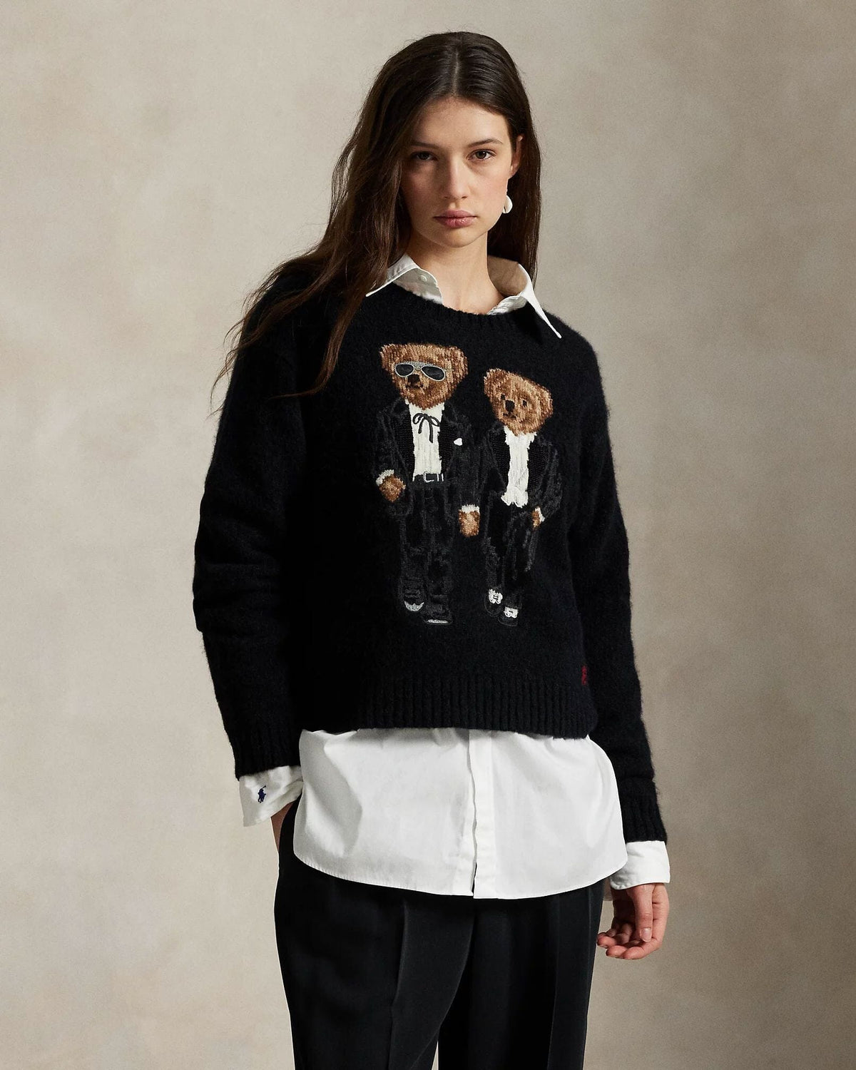 R.L The Ralph & Ricky Tuxedo Bear Sweater