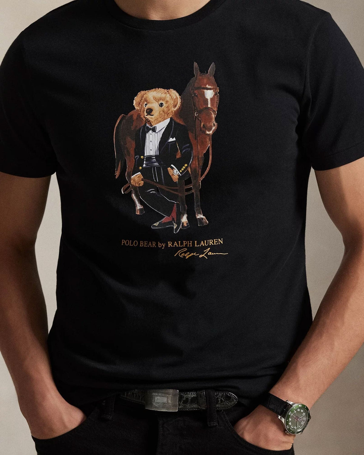 R.L Polo Bear Cotton T-Shirt