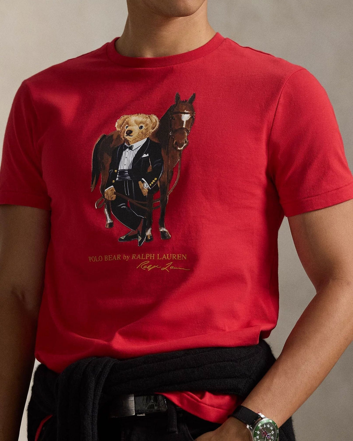 R.L Polo Bear Cotton T-Shirt