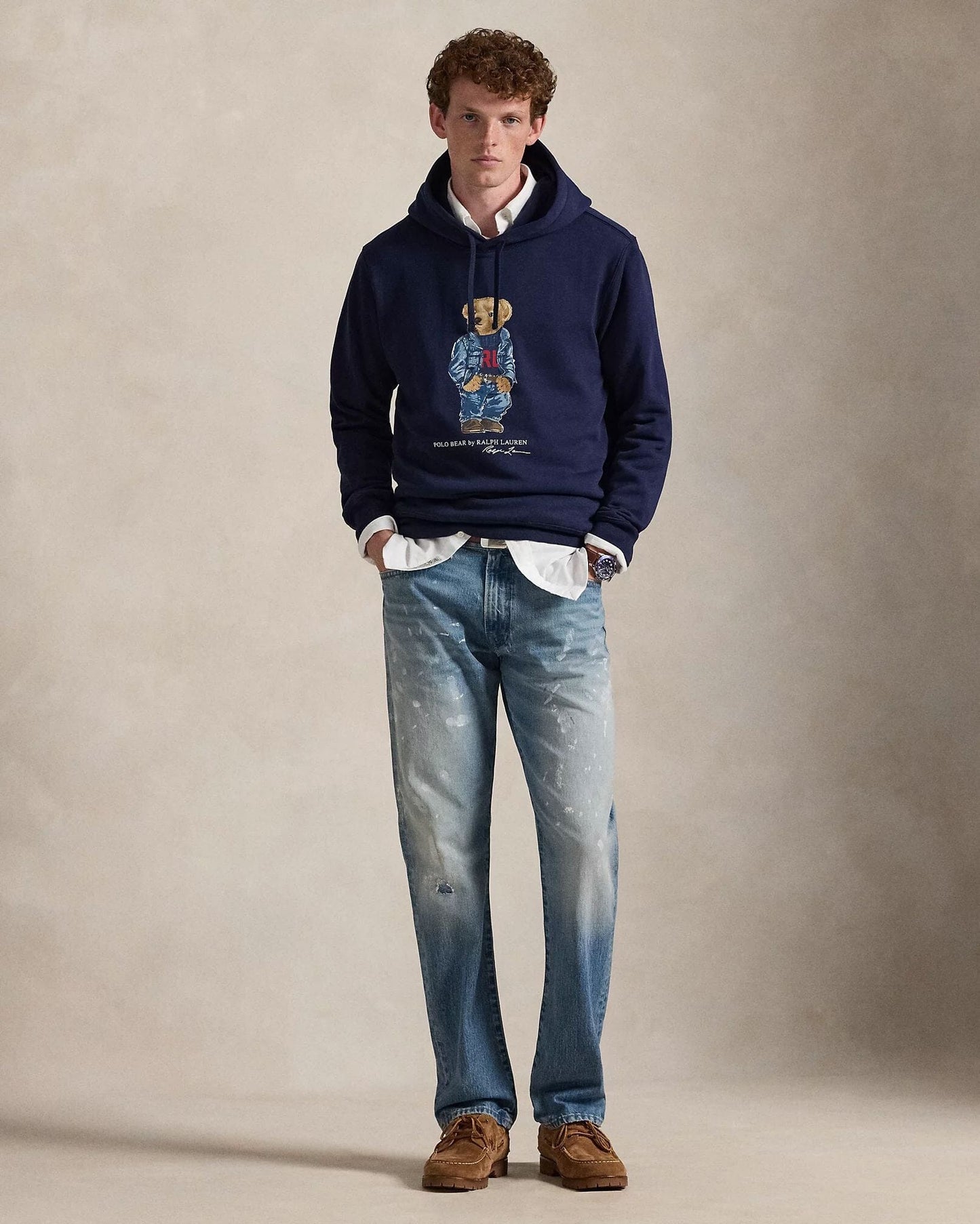 R.L Polo Bear Fleece Hoodie