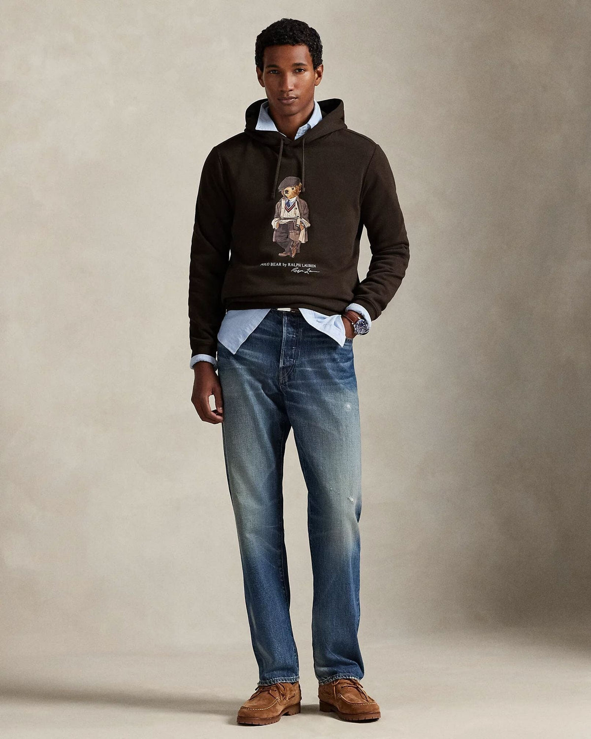 R.L Polo Bear Fleece Hoodie