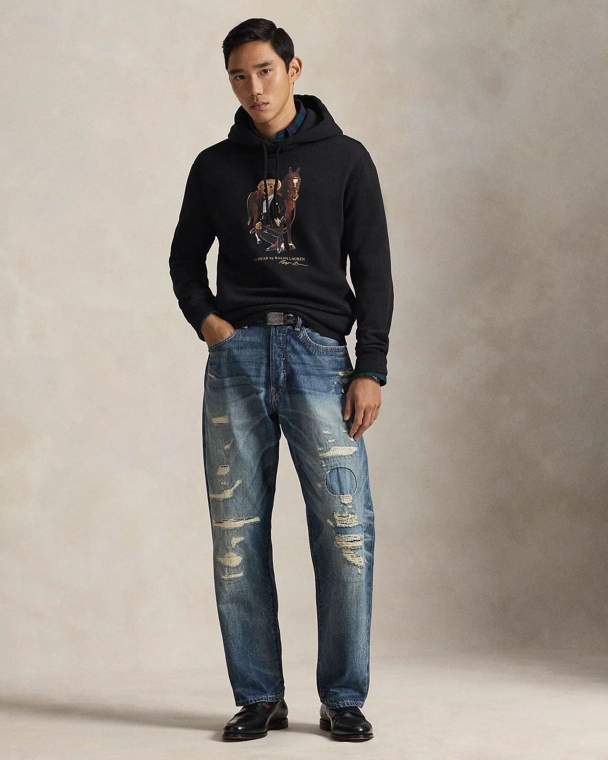 R.L Polo Bear Fleece Hoodie