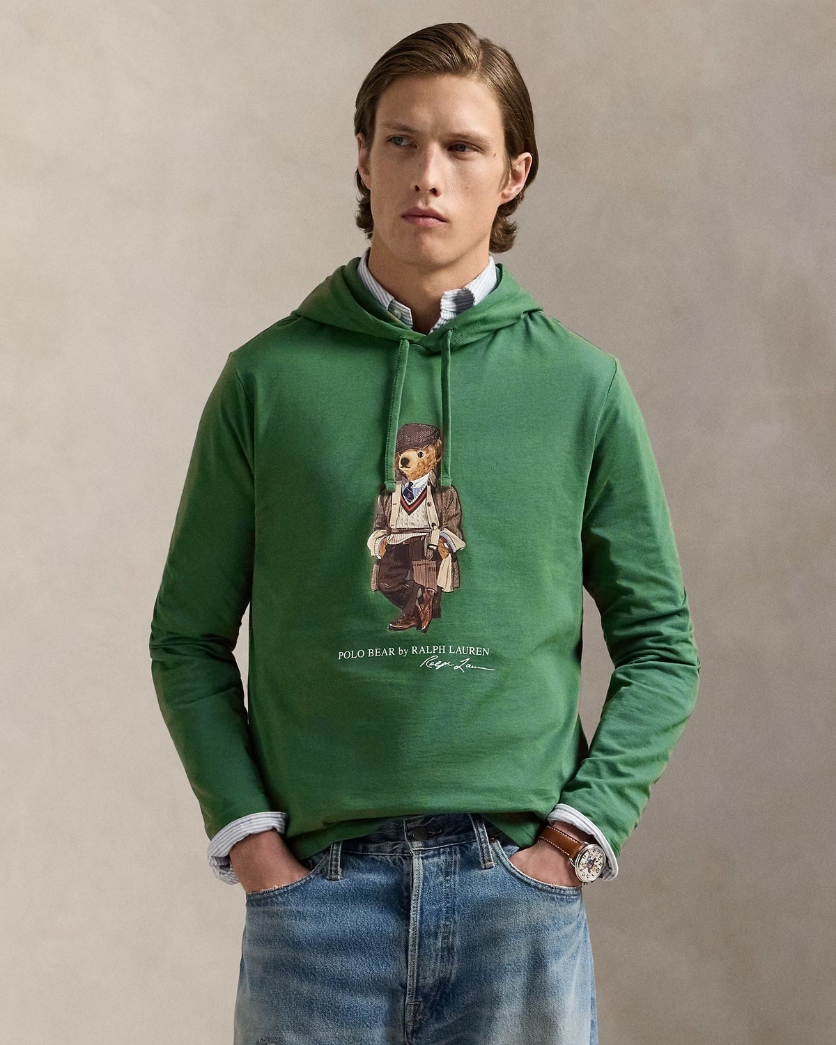 R.L Polo Bear Jersey Hoodie T-Shirt