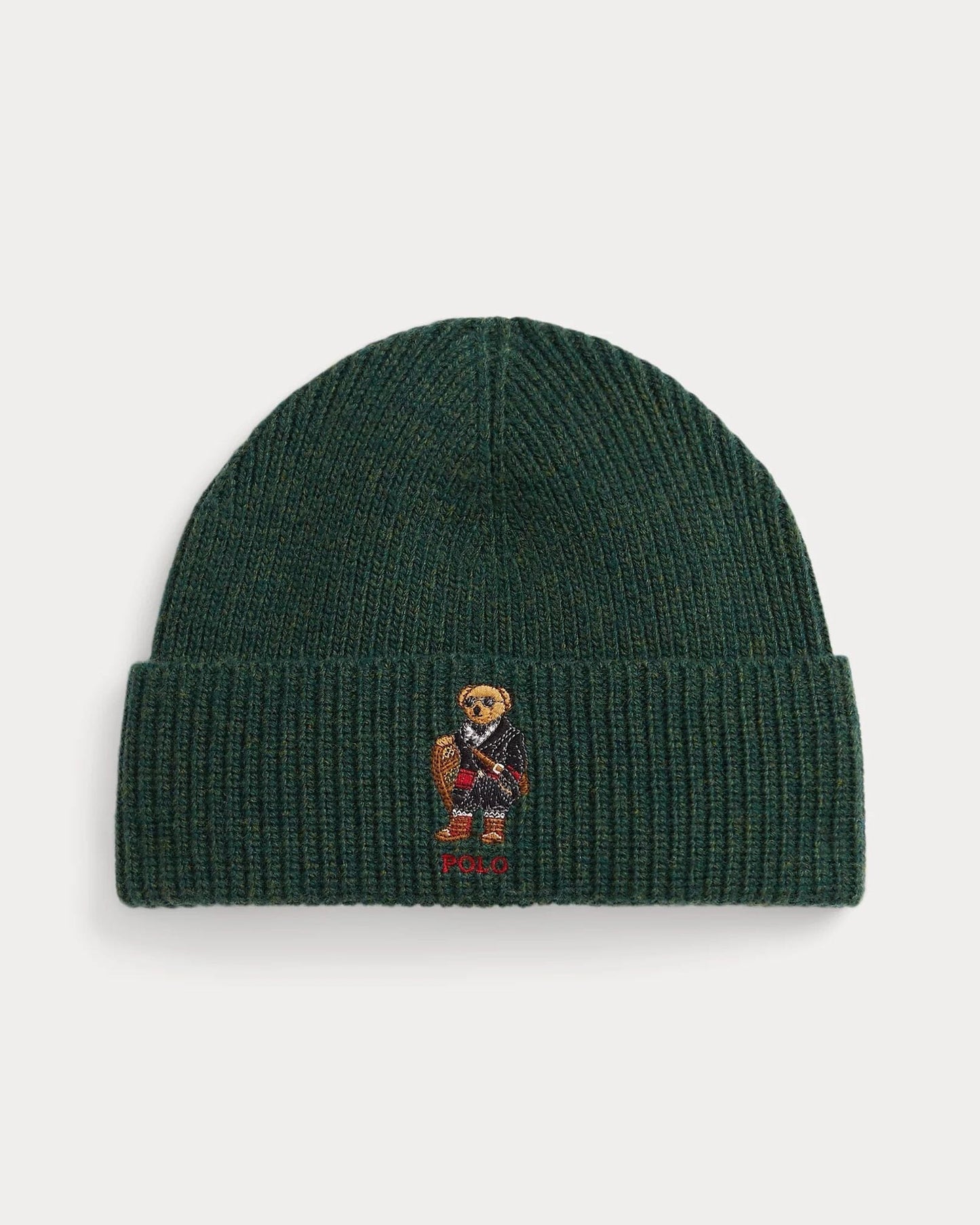 R.L Polo Bear Rib-Knit Beanie