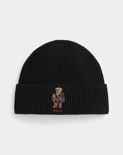 R.L Polo Bear Rib-Knit Beanie