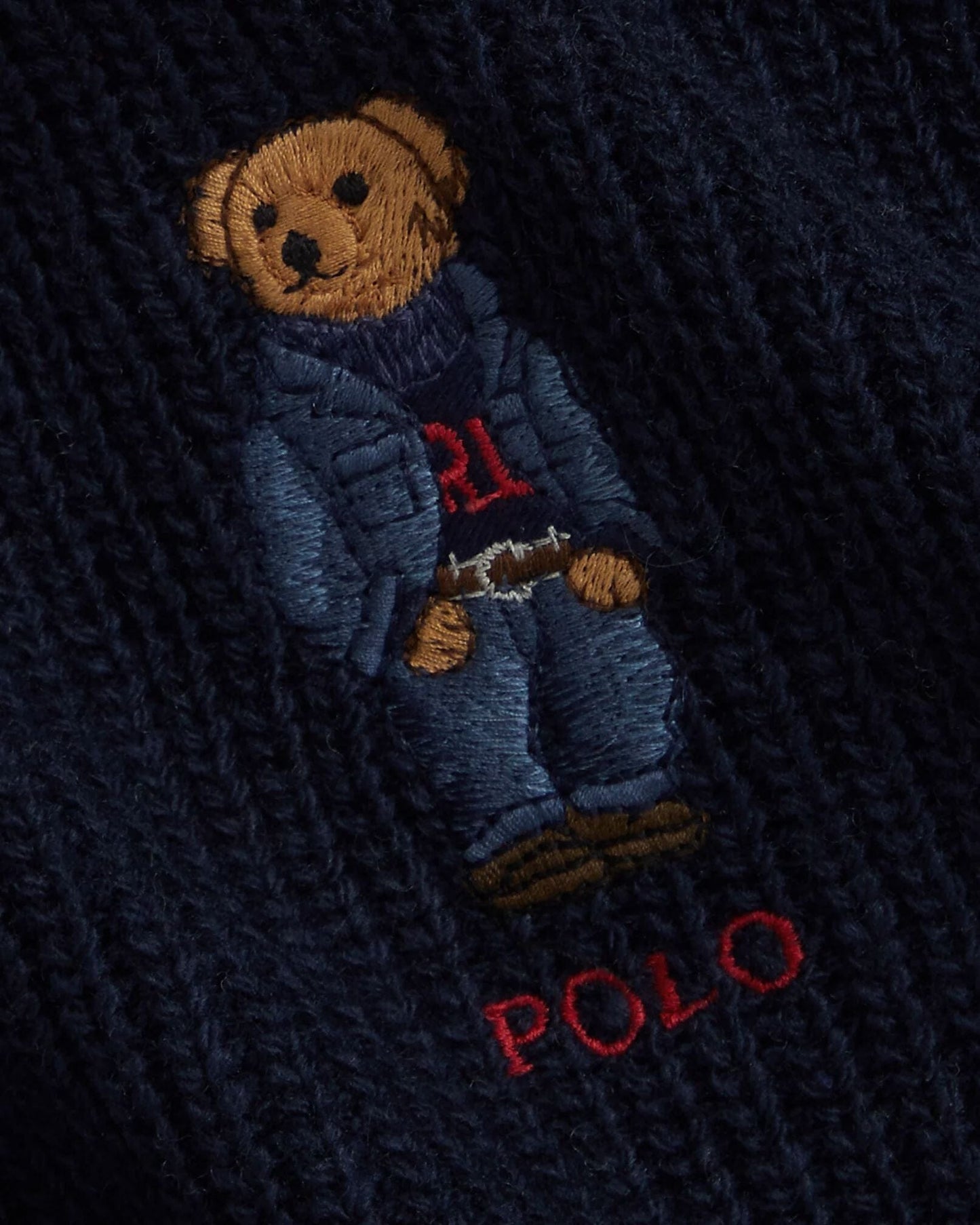 R.L Polo Bear Knit Scarf