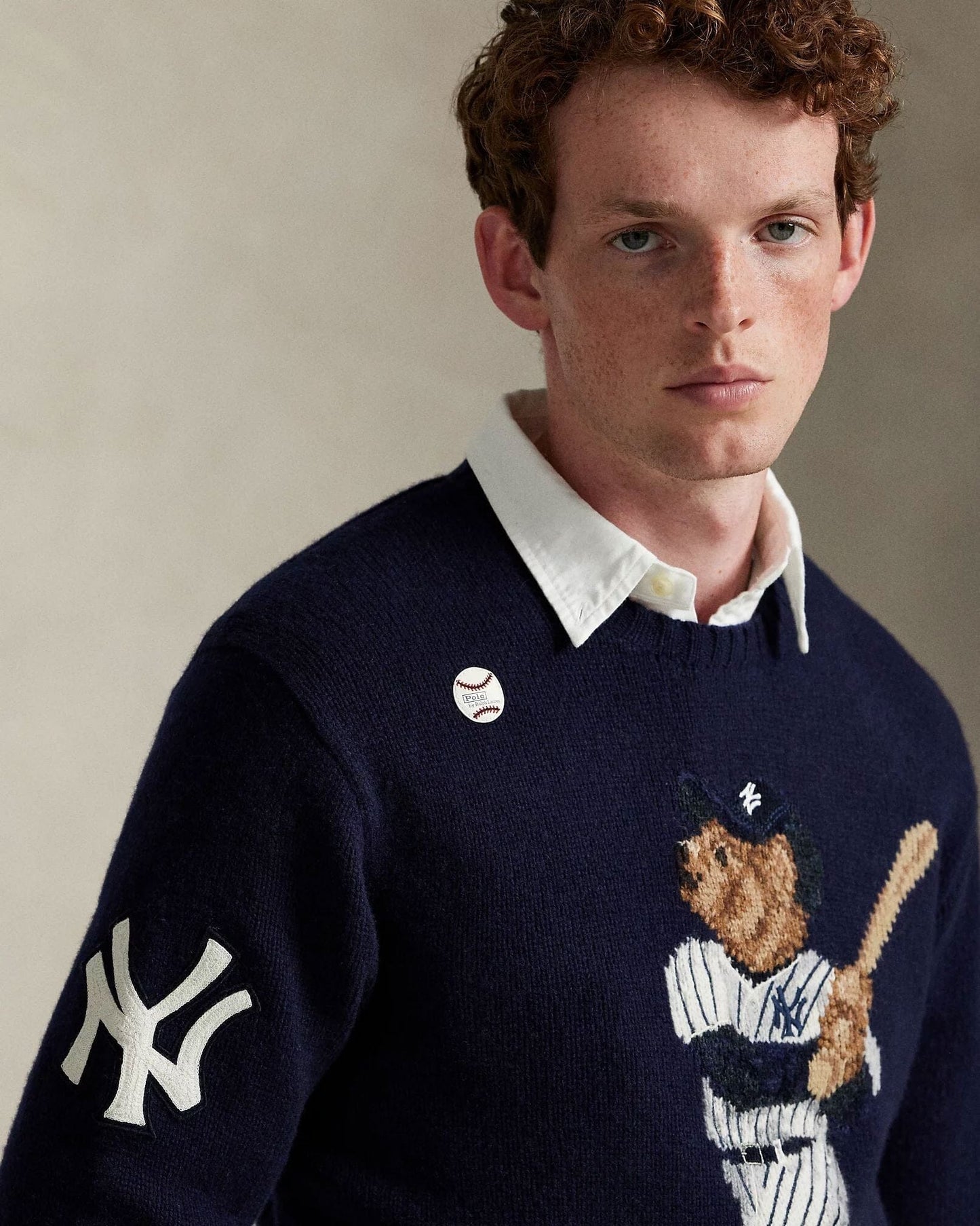 R.L Polo Bear Yankees Sweater