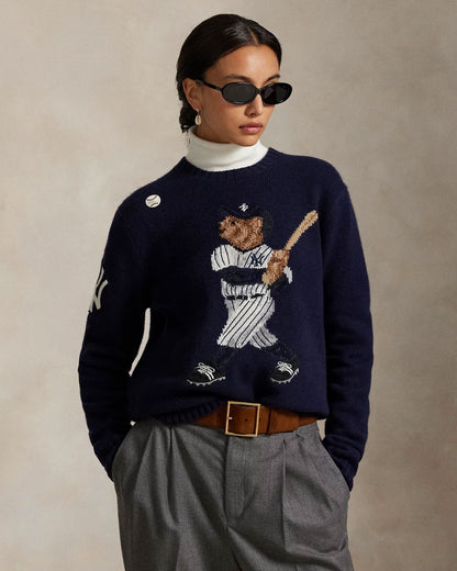 R.L Polo Bear Yankees Sweater