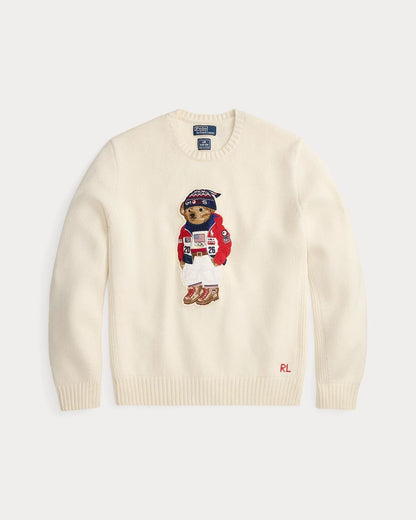 R.L Team USA Polo Bear Sweater
