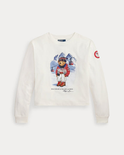 R.L Team USA Polo Bear Long-Sleeve T-Shirt