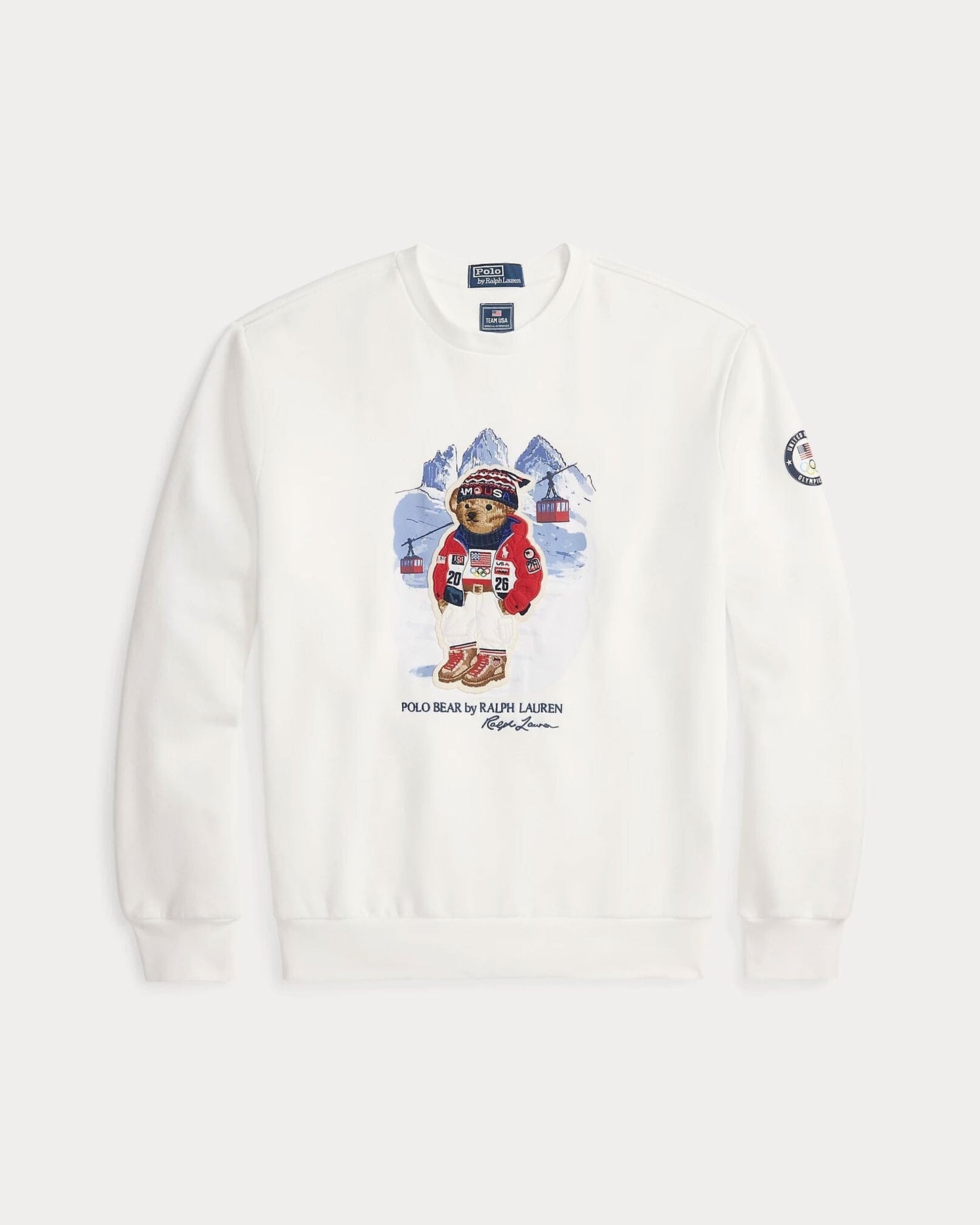 R.L Team USA Polo Bear Sweatshirt