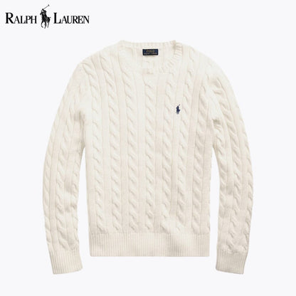 R.L Cable-Knit Cotton Jumper
