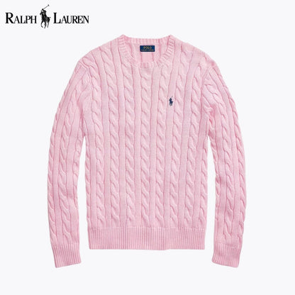 R.L Cable-Knit Cotton Jumper