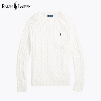 R.L Cable-Knit Cotton Jumper
