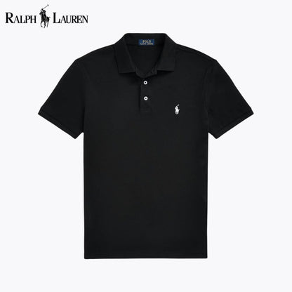 R.L Custom Slim Fit Stretch Mesh Polo Shirt