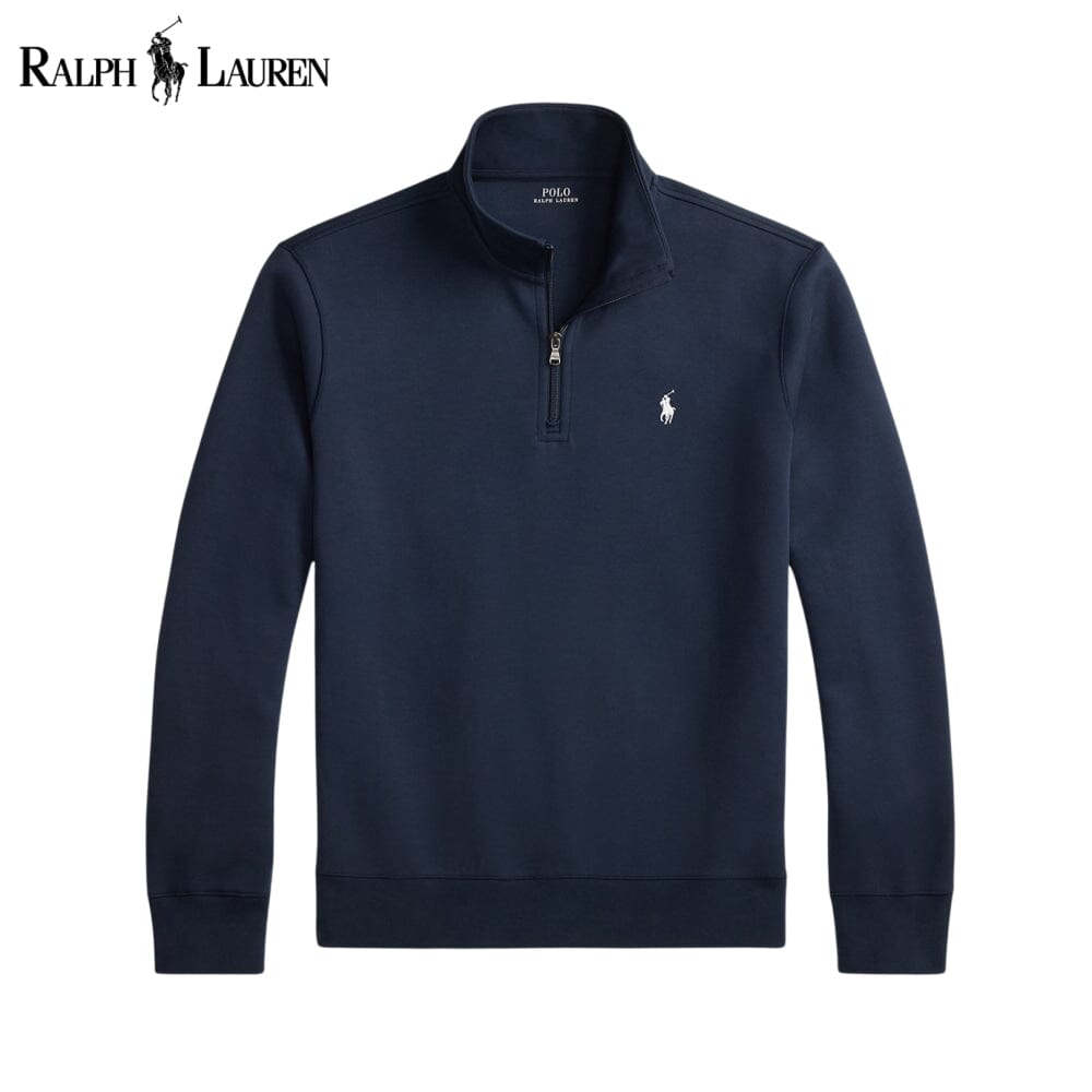 R.L Double-Knit Mockneck Pullover