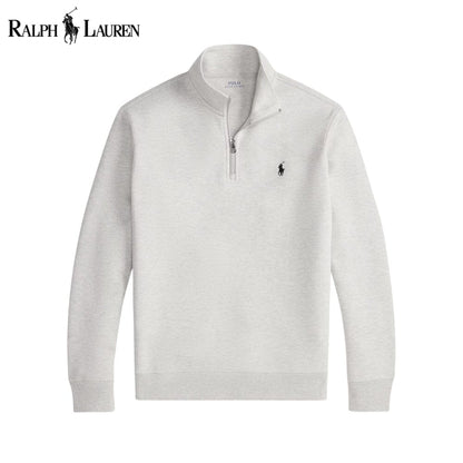 R.L Double-Knit Mockneck Pullover