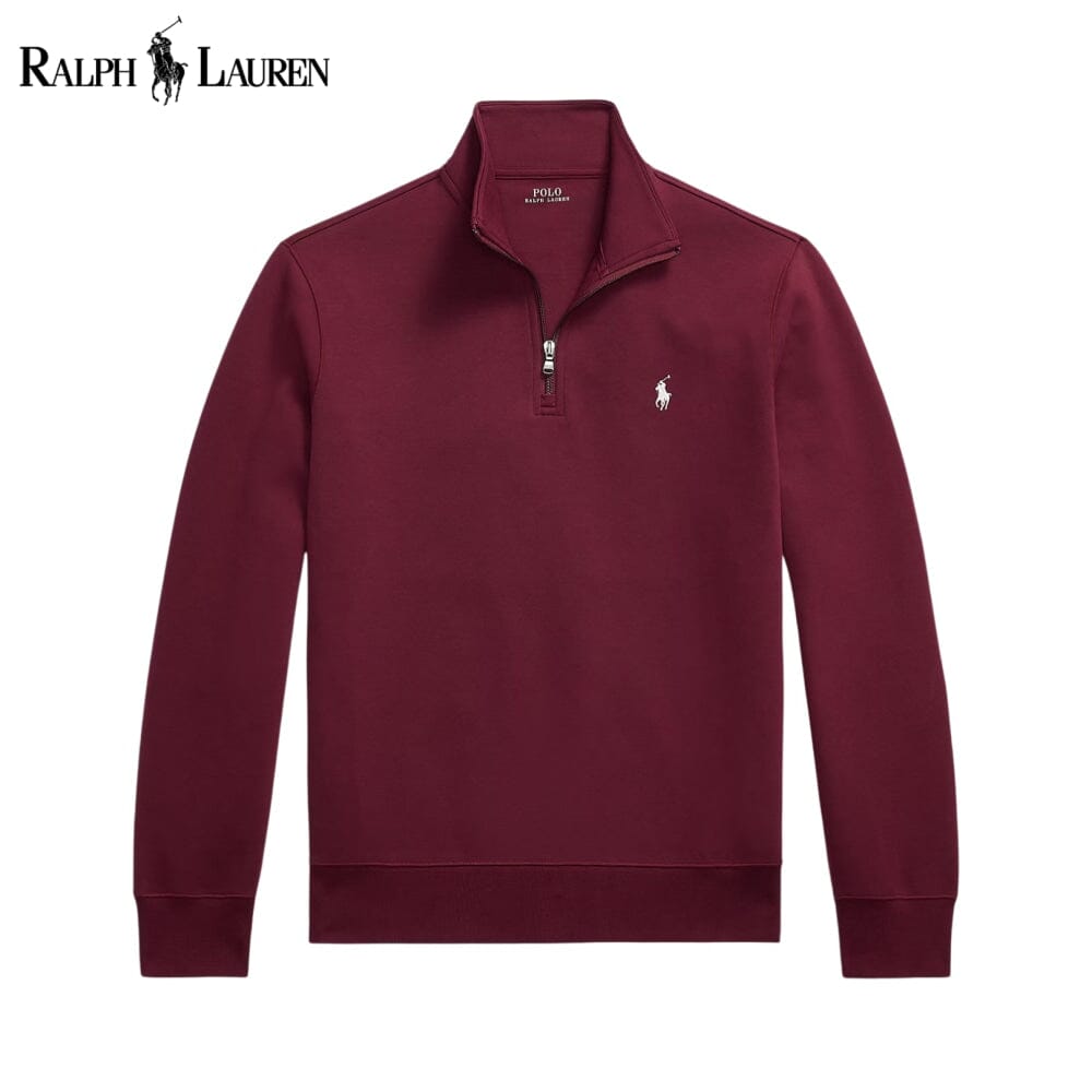 R.L Double-Knit Mockneck Pullover