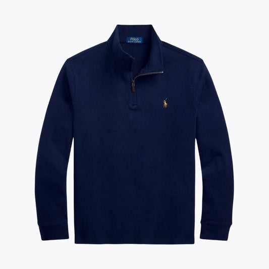 R.L Estate-Rib Quarter-Zip Pullover