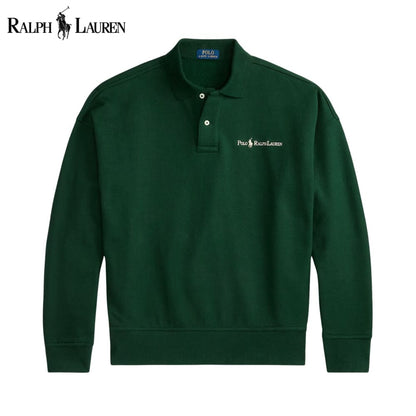 R.L Logo Collared Sweatshirt