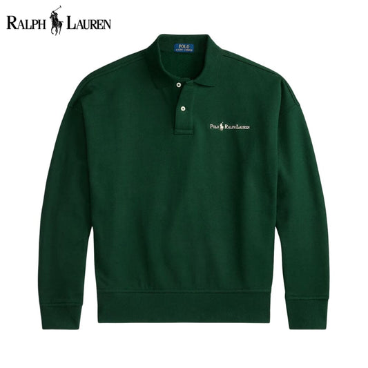 R.L Logo Collared Sweatshirt