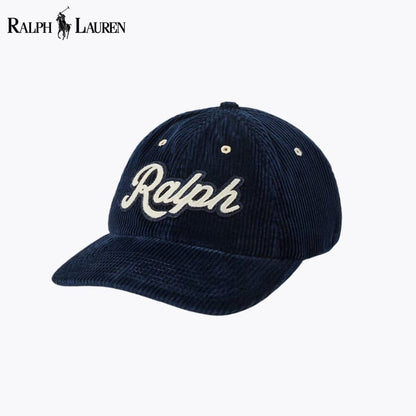 R.L Logo Corduroy Ball Cap