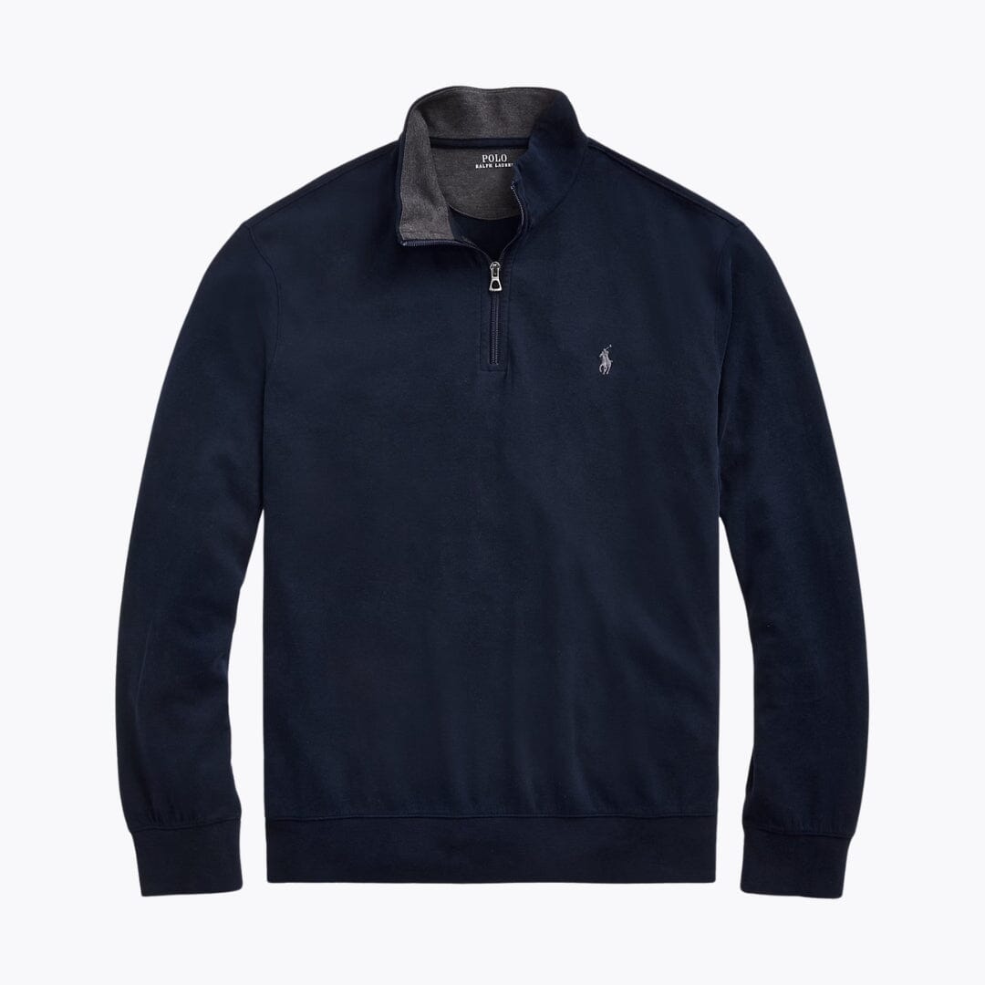 R.L Luxury Jersey Quarter-Zip Pullover